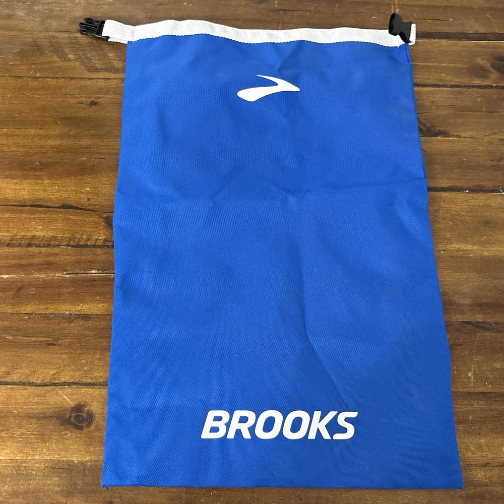 Brooks Running Shoe Gear Dry Bag Blue Travel Storage Gear Organizer Buckle